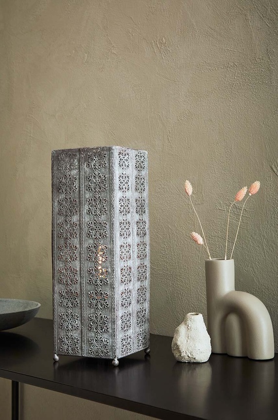 Stolní lampa Markslöjd 108222 šedá AA00