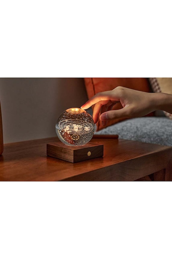 Gingko Design lampa ledowa Amber Crystal Light multicolor G025SO