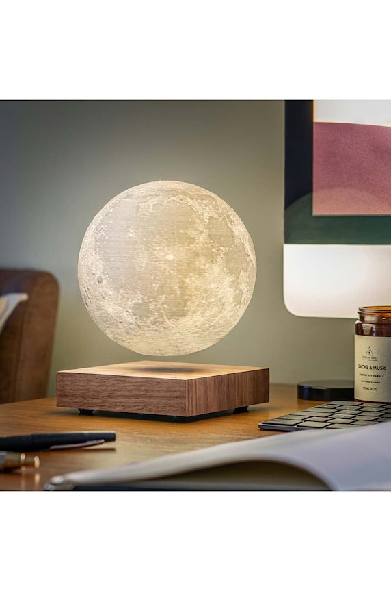 Living și dormitor Gingko Design lampă cu led Smart Moon Lamp G019WT maro