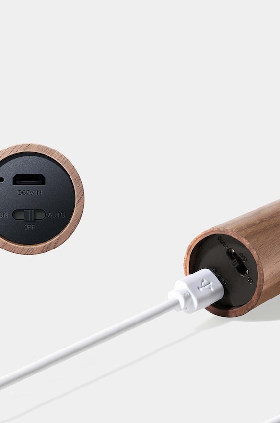 Obývacia izba a spálňa Led lampa Gingko Design Smart Baton Light G016WT hnedá