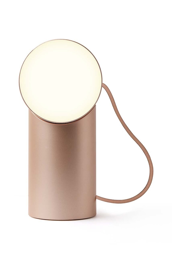 Salon i sypialnia Lexon przenośna lampa led Orbe LH88D różowy