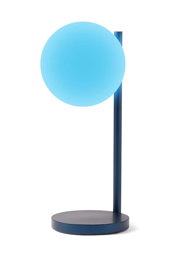 Світильник з бездротовим зарядним пристроєм Lexon Bubble Lamp блакитний LH70DB