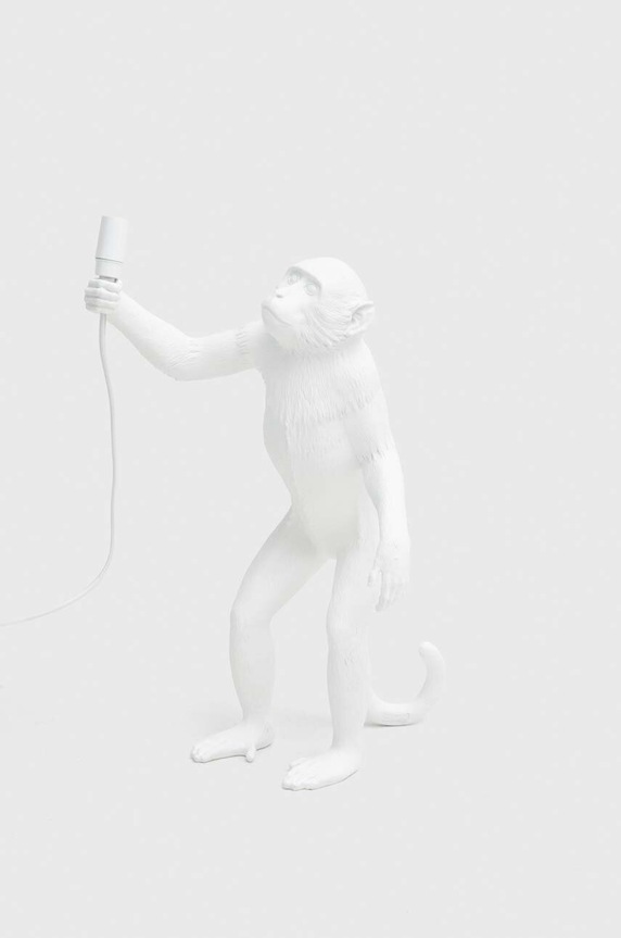 Stolna lampa Seletti Monkey Lamp Standing bijela 14880