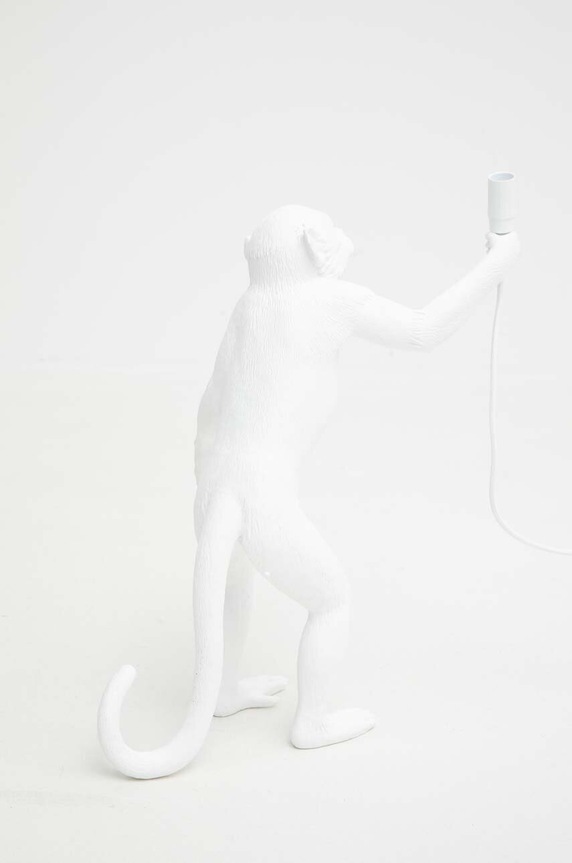Dnevni boravak i spavaća soba Stolna lampa Seletti Monkey Lamp Standing 14880 bijela