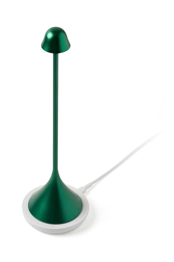 Obývacia izba a spálňa Stolná lampa Lexon Steli Bell LH95B.DG1 zelená