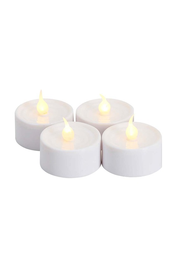 Φωτιστικό σετ led Sirius Lone Tealights 4-pack λευκό 35000