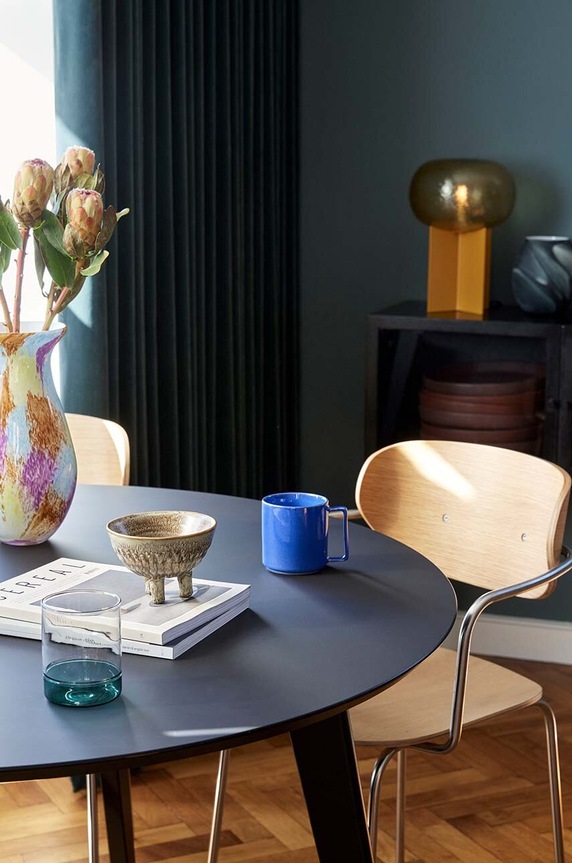 Σαλόνι και υπνοδωμάτιο Επιτραπέζιο φωτιστικό Hübsch Podium 991412 κίτρινο