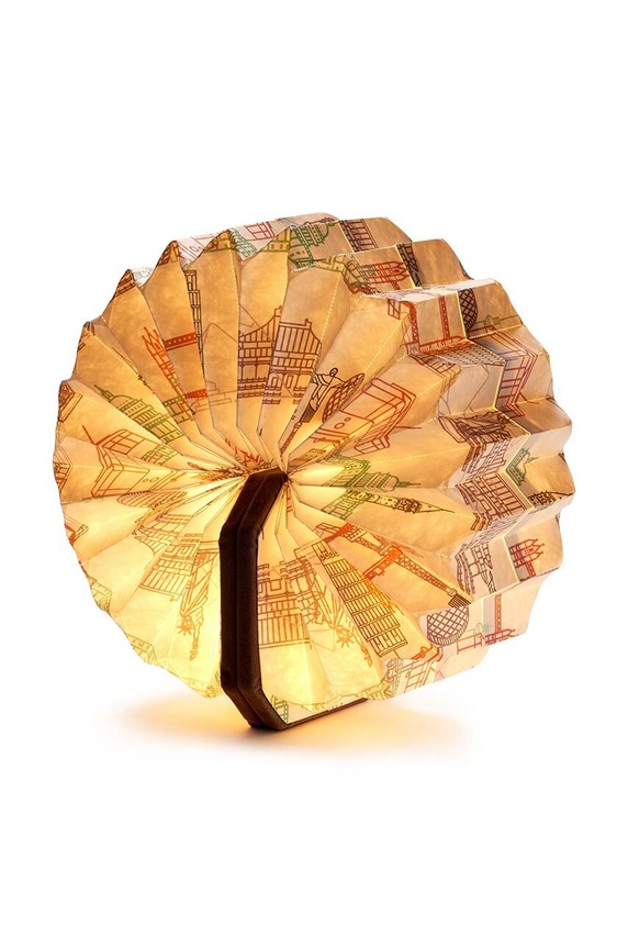 Λάμπα led Gingko Design Velvet Accordion Lamp G006LM γκρί AA00