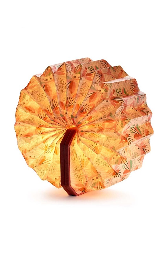 LED lampa Gingko Design Velvet Accordion Lamp G006FL růžová AA00