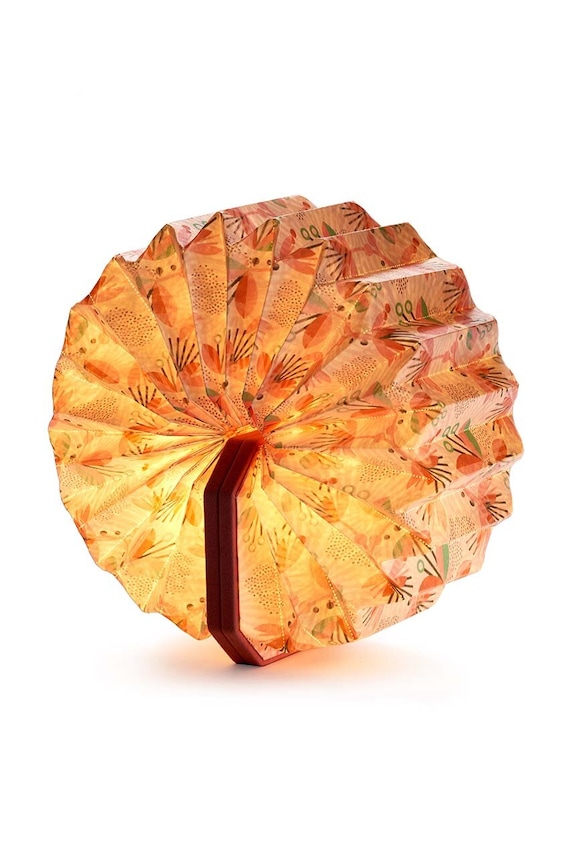 LED lampa Gingko Design Velvet Accordion Lamp G006FL růžová AA00