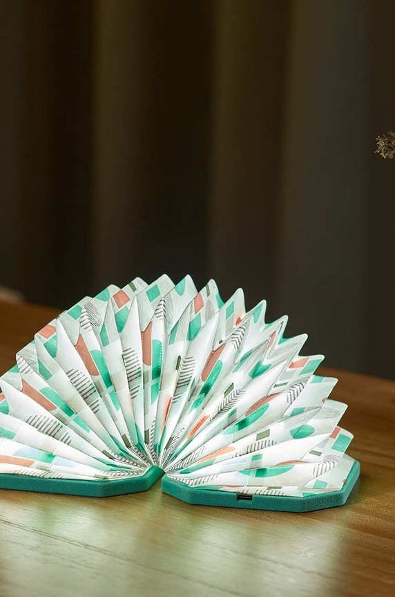 LED lampa Gingko Design Velvet Accordion Lamp G006GM plava