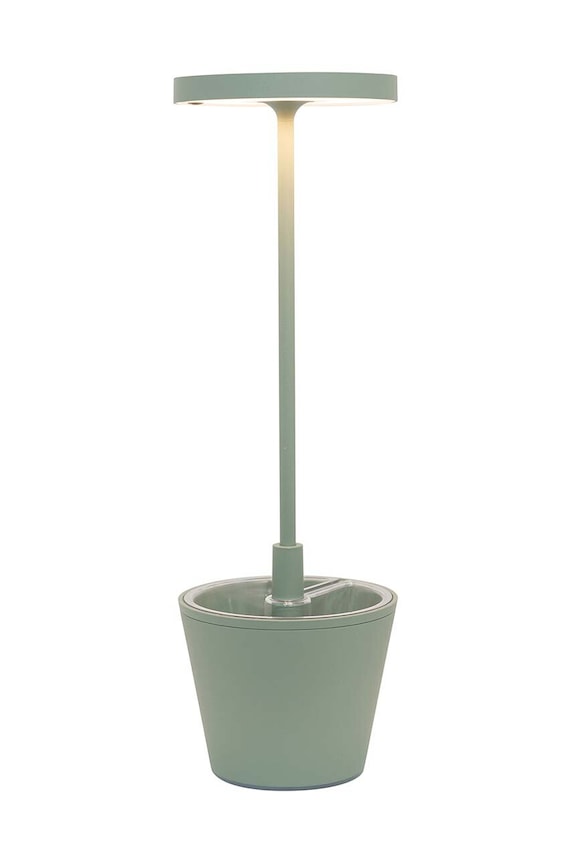 Zafferano lampa stołowa bezprzewodowa led Paldina Reverso zielony LD0420G3