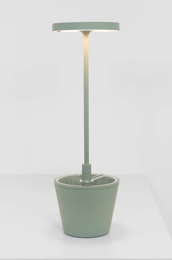 Zafferano lampa stołowa bezprzewodowa led Paldina Reverso LD0420G3 zielony AA00