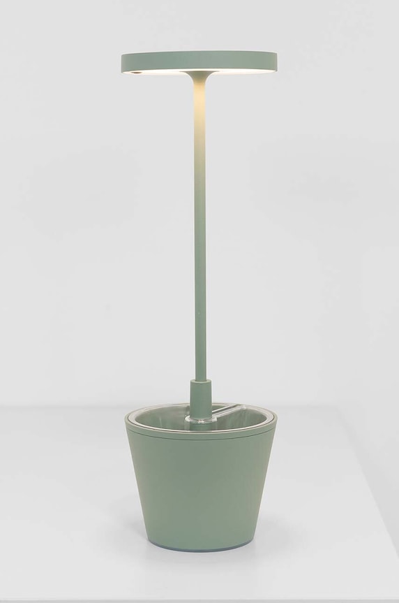 Zafferano lampa stołowa bezprzewodowa led Paldina Reverso LD0420G3 zielony AA00
