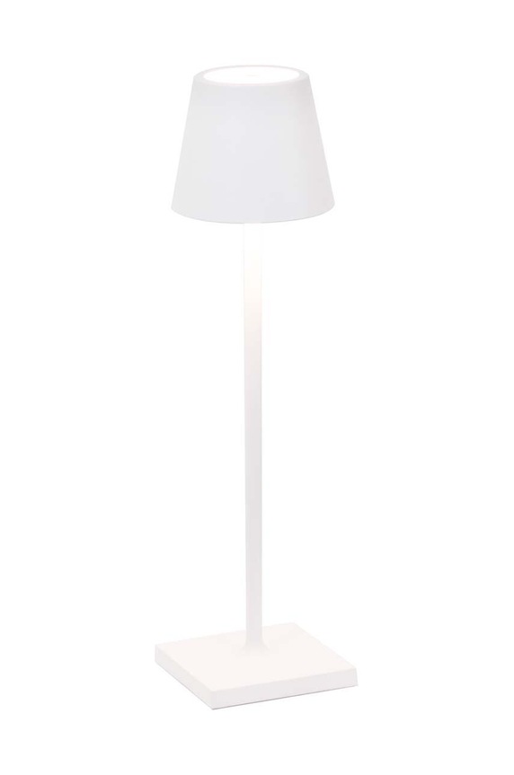 Zafferano lampa stołowa bezprzewodowa led Poldina Micro biały LD0490B3
