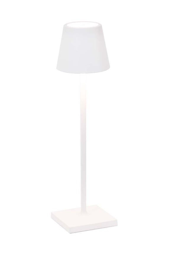 Zafferano lampa stołowa bezprzewodowa led Poldina Micro biały LD0490B3