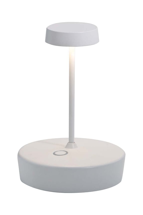 Ασύρματο επιτραπέζιο φωτιστικό led Zafferano Swap Mini λευκό LD1011B3