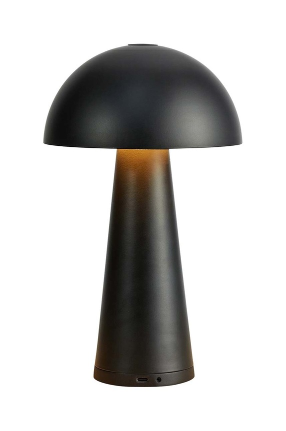 Markslöjd lampă de masă fără fir Fungi negru 108655