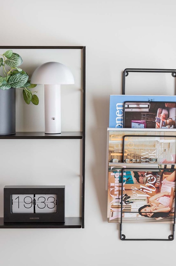 Leitmotiv lampada da tavolo wireless a led bianco LM2164WH