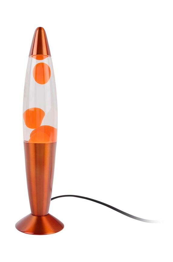 Leitmotiv lampa stołowa Funky Rocket Lava pomarańczowy LM2185OR