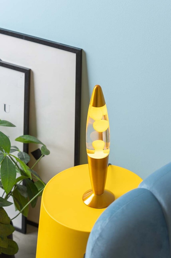 Living și dormitor Leitmotiv veioza Funky Rocket Lava LM2185YE galben