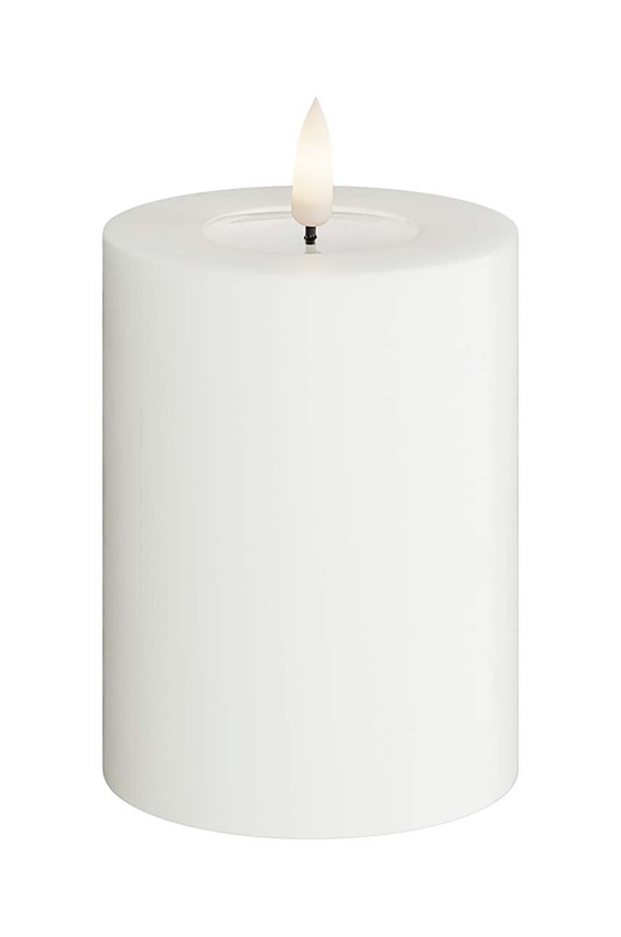 Deluxe Homeart lumânare led 7,5 x 10 cm alb RF0004