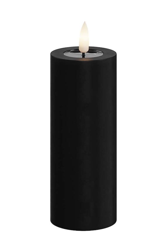 Свічка led Deluxe Homeart 5 x 12,5 cm чорний RF0014
