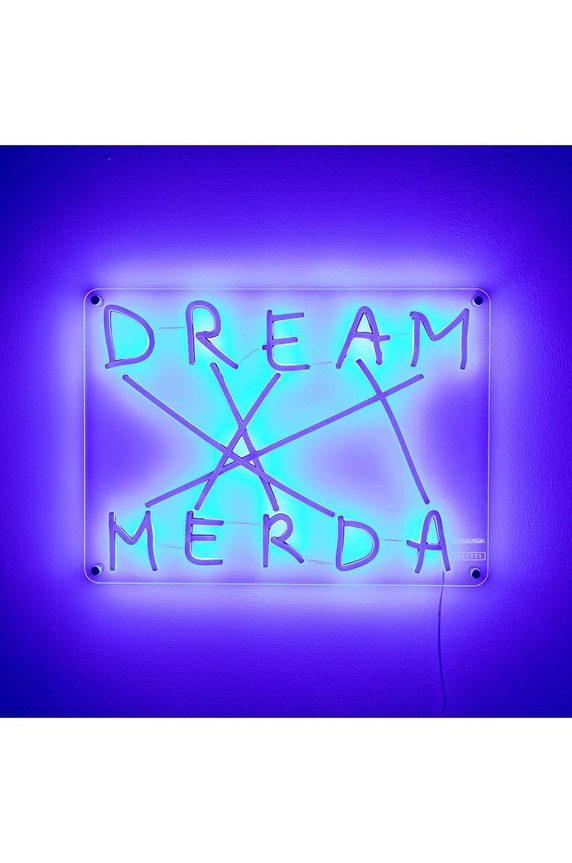 Seletti dekoracja ścienna led Dream Merda 13005 niebieski AA00