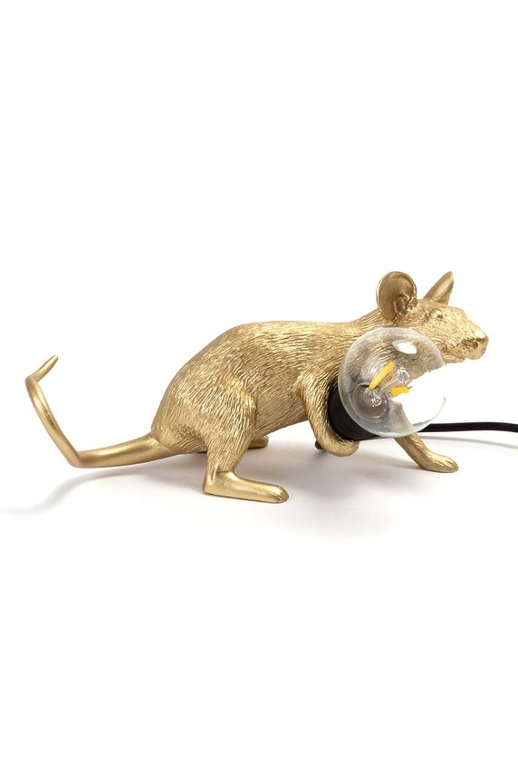 Seletti veioza Mouse Lamp galben 15232