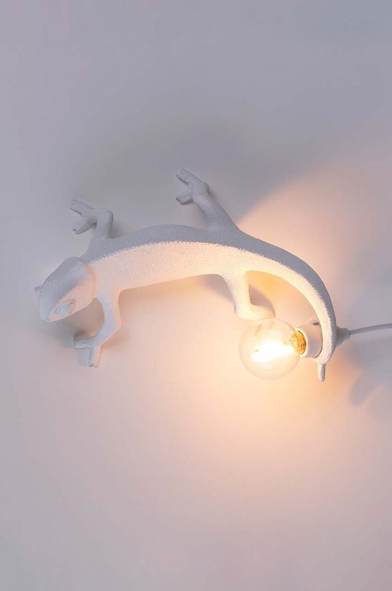 Seletti lampă de perete Chameleon Lamp Going Up USB 15092 alb AA00