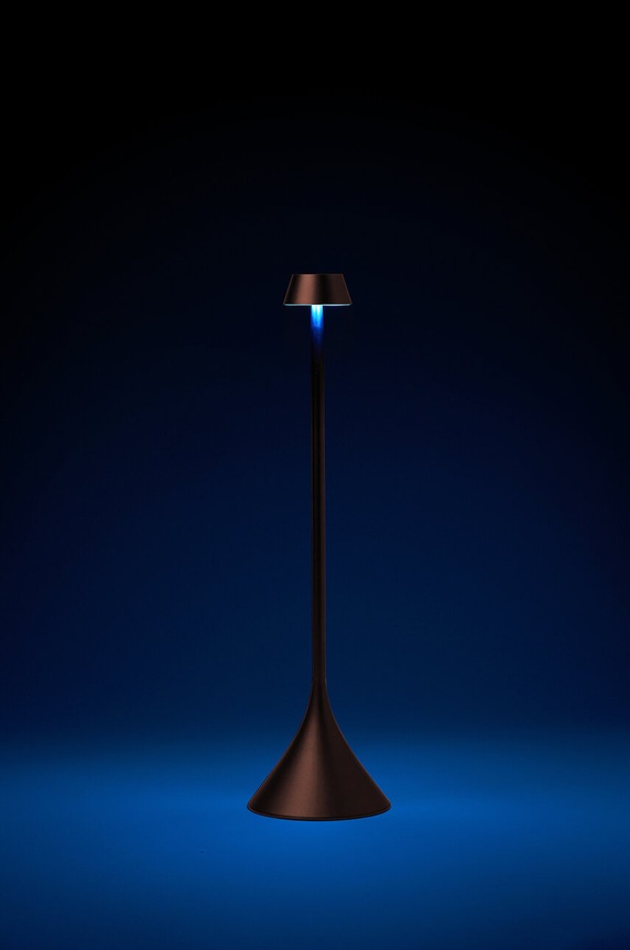 Lexon lampa stołowa bezprzewodowa Steli Shade LH95S.BZ brązowy
