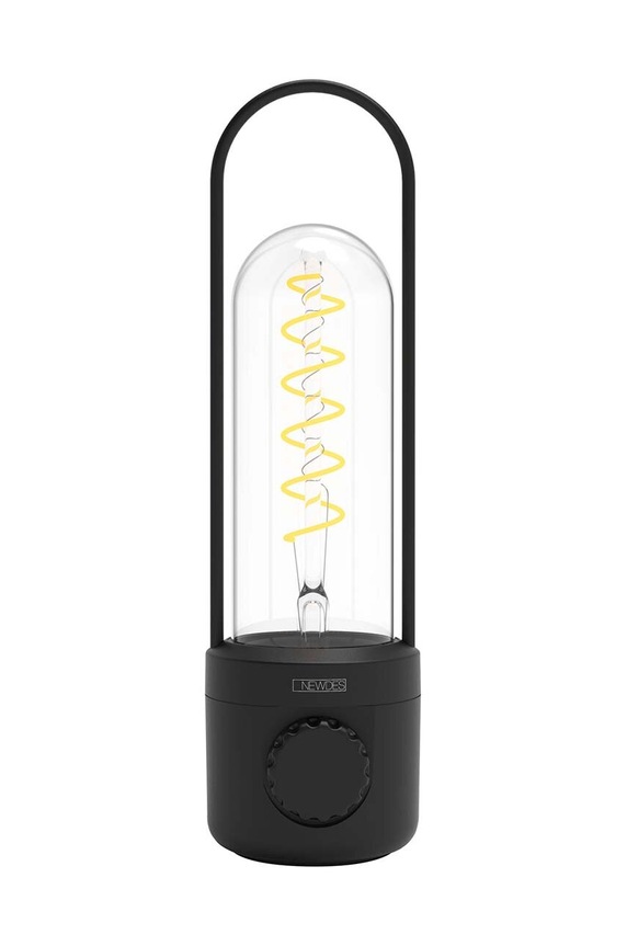Led brezžična namizna svetilka Sompex Coil črna 78240