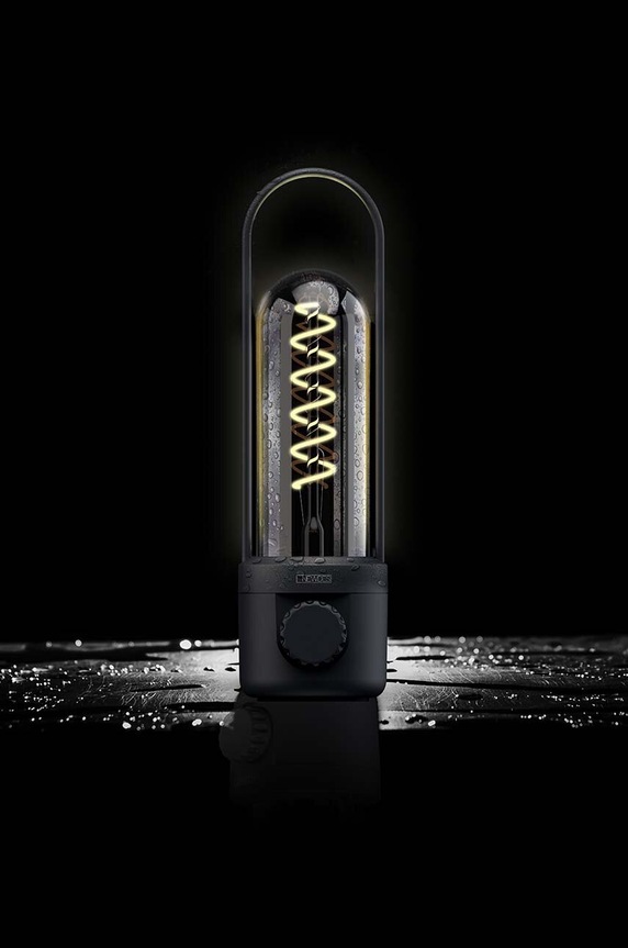 Led brezžična namizna svetilka Sompex Coil 78240 črna AA00