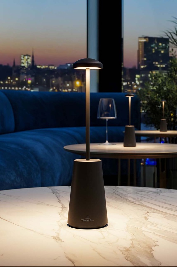 Led brezžična namizna svetilka Villeroy & Boch Siena 97060 bela AA00