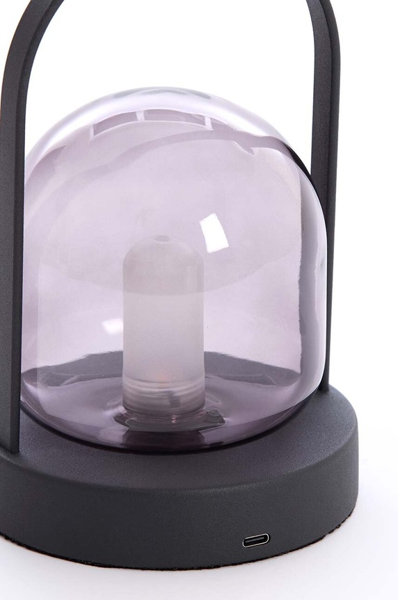Living și dormitor Light & Living lampă de masă led fără fir Yeremi 1889612 negru