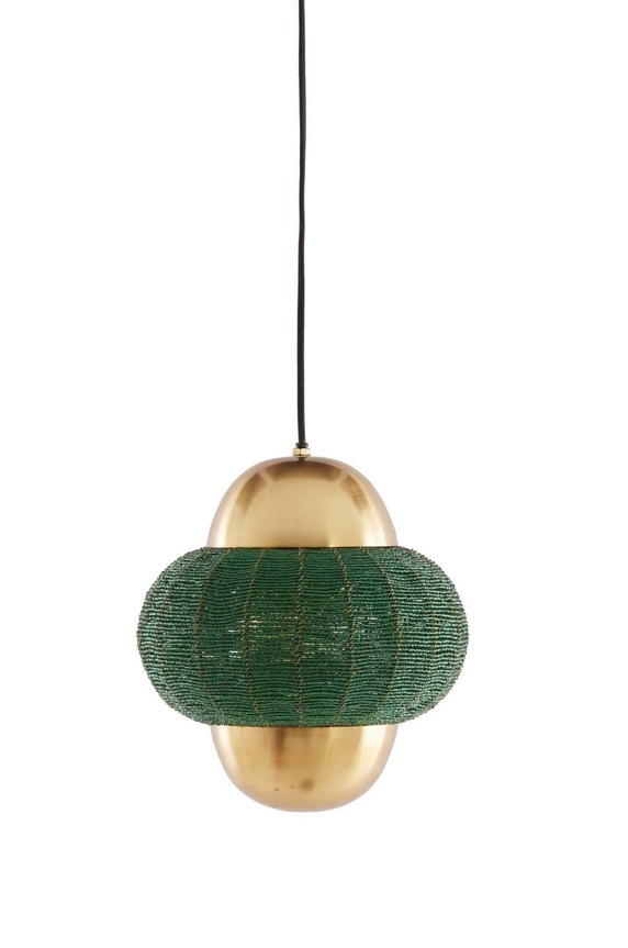 Závesná lampa Light & Living Cetara zelená 2983278