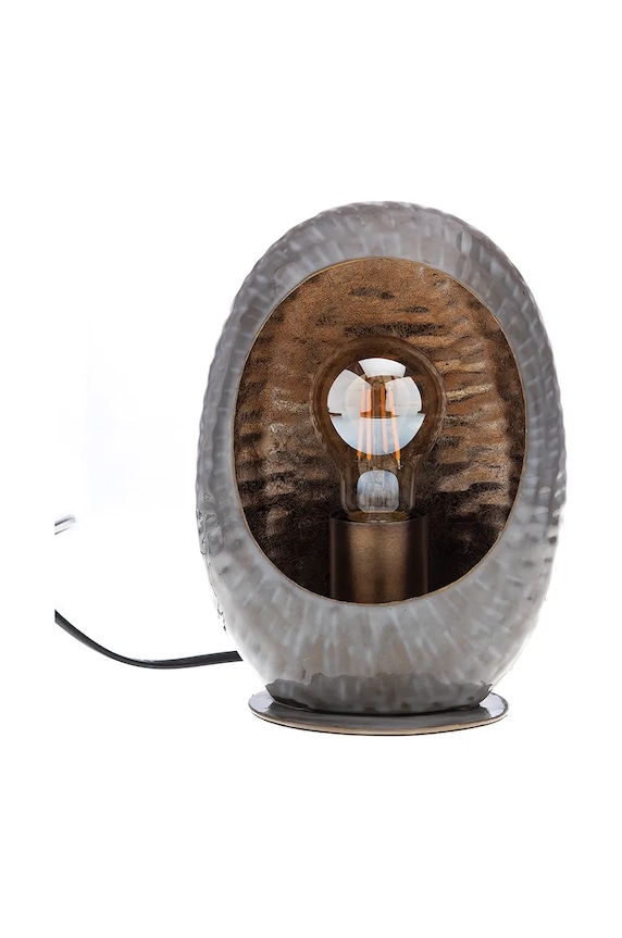home & lifestyle lampa stołowa szary 162725