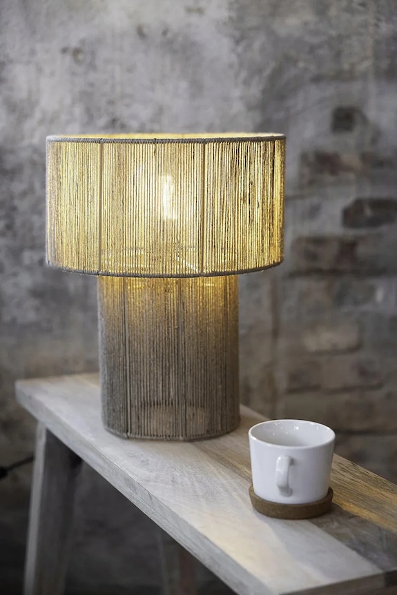 Dnevni boravak i spavaća soba Stolna lampa Markslöjd Soga 108769 bež