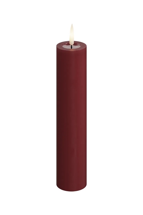 Led svijeća Deluxe Homeart bordo RF.0054