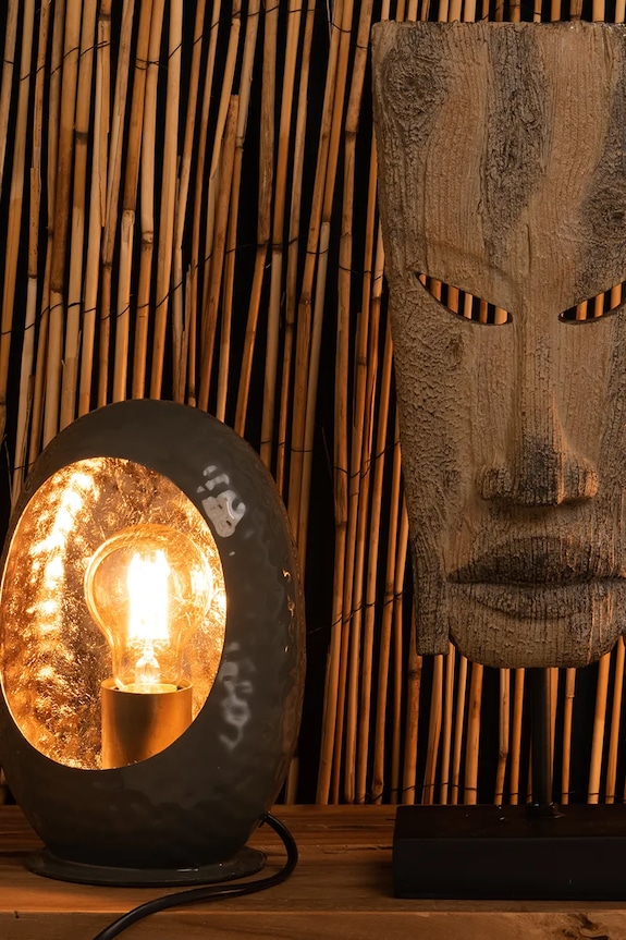 Obývacia izba a spálňa Stolná lampa home & lifestyle 162724 sivá