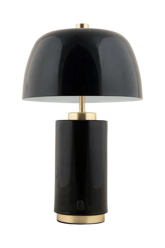 Безжична led настолна лампа Leitmotiv Freya LM2225BK черен AA00