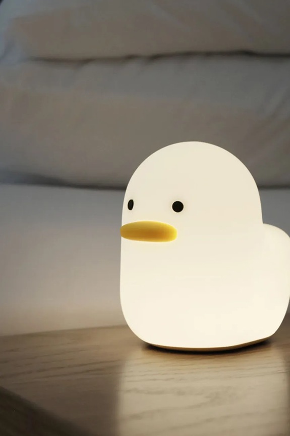 Helio Ferretti lampka nocna led Duck biały 122573