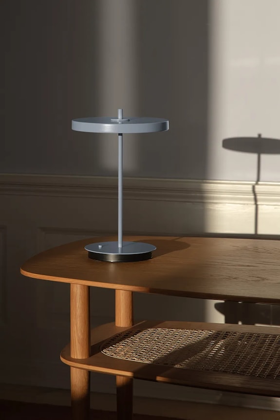 Bezdrátová stolní LED lampa Umage Asteria Move modrá 2626