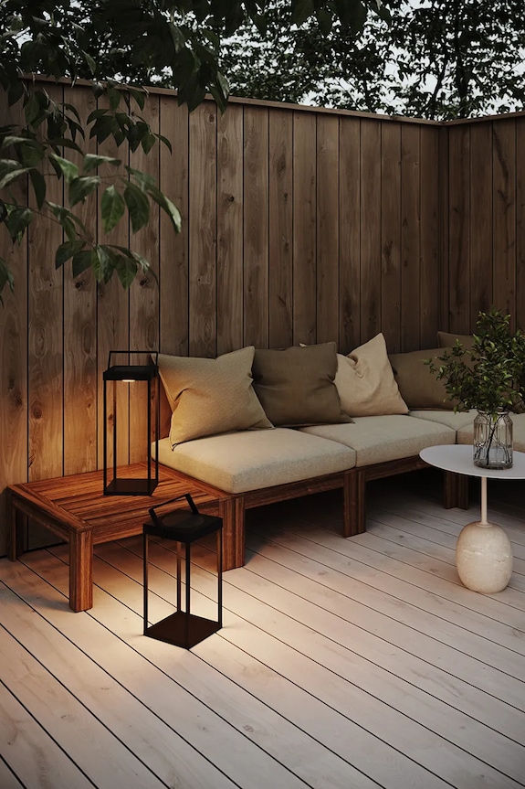 Led ηλιακό φανάρι Markslöjd Pure 53 cm μαύρο 108881