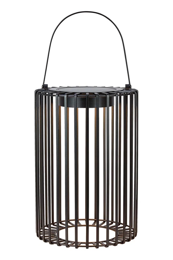 Markslöjd lanterna solare a led Cavia 52 cm nero 108882