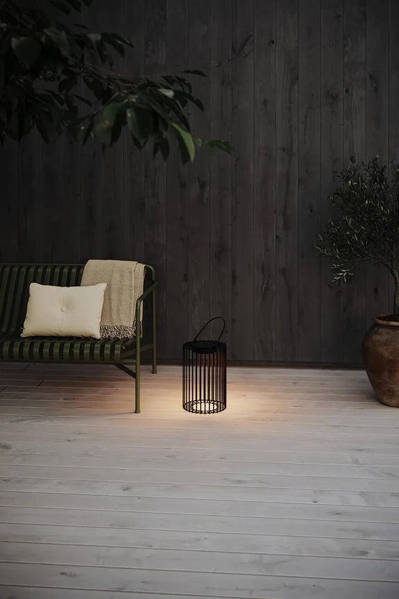 Salotto e camera Markslöjd lanterna solare a led Cavia 52 cm 108882 nero