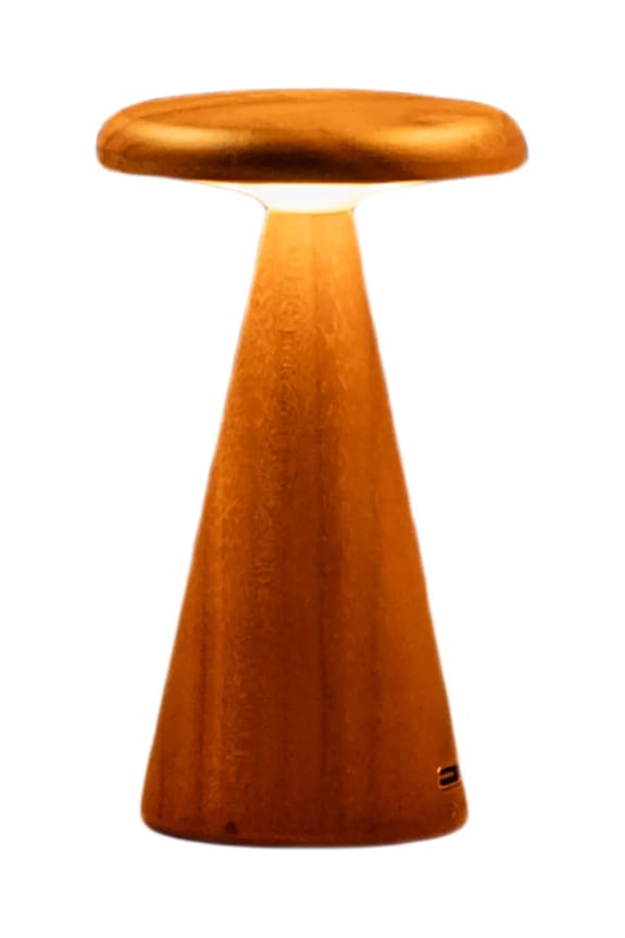 Gingko Design lampa stołowa bezprzewodowa led Sylva Mini 14 cm beżowy G056M.AH