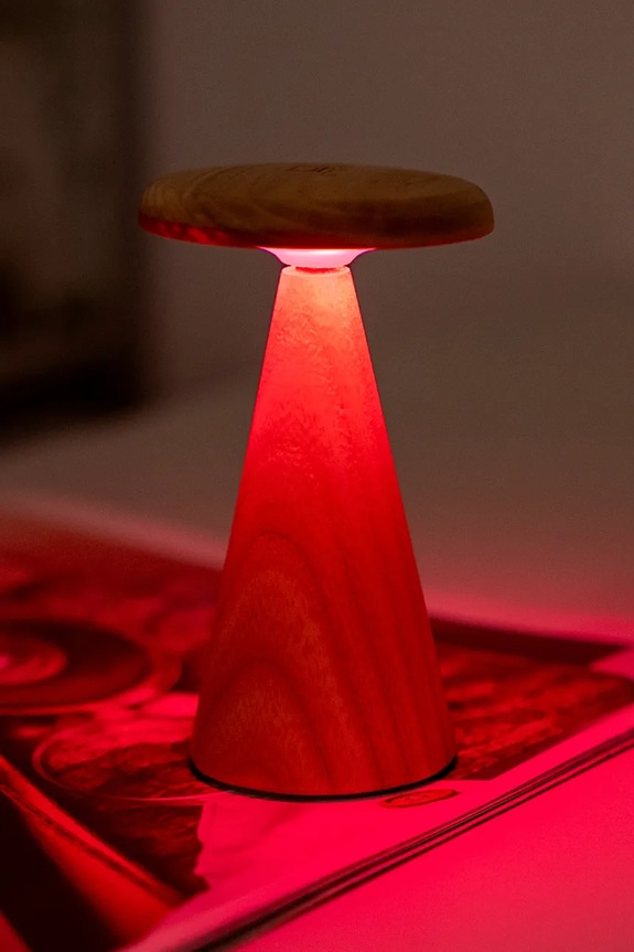 Gingko Design lampa stołowa bezprzewodowa led Sylva Mini 14 cm G056M.AH beżowy