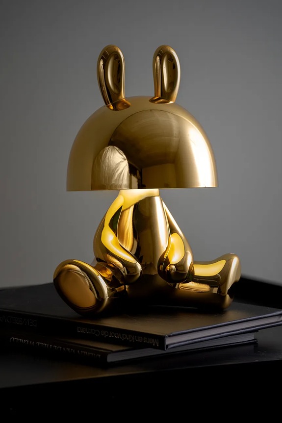Leitmotiv lampa stołowa bezprzewodowa led Bunny LED żółty LM2232GD