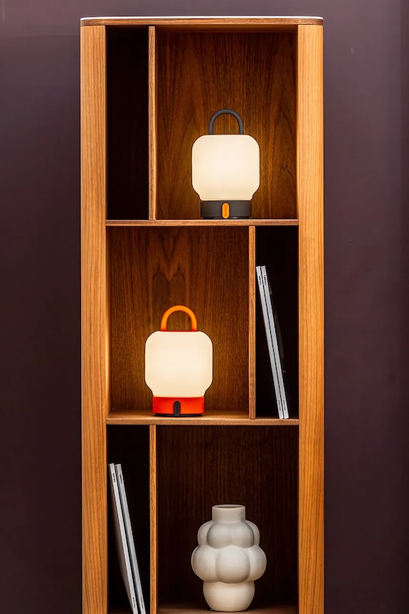 Ασύρματο επιτραπέζιο φωτιστικό led Kooduu Loome 21 x 12 cm πορτοκαλί KO14.0019LI03